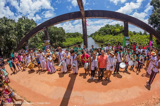 Ocupação do Rio Gramame. Foto: Thiago Nozi
