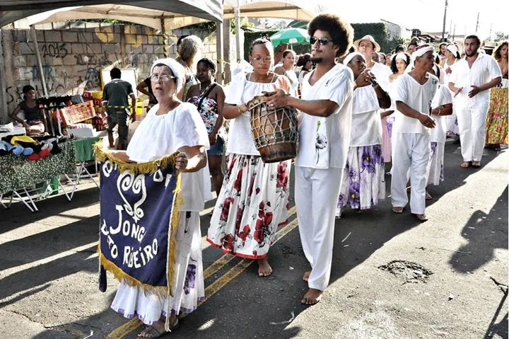 O jongo nas ruas de Campinas. Foto: Robson Sampaio